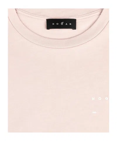 Hogan Logo-print T-shirt In Pink