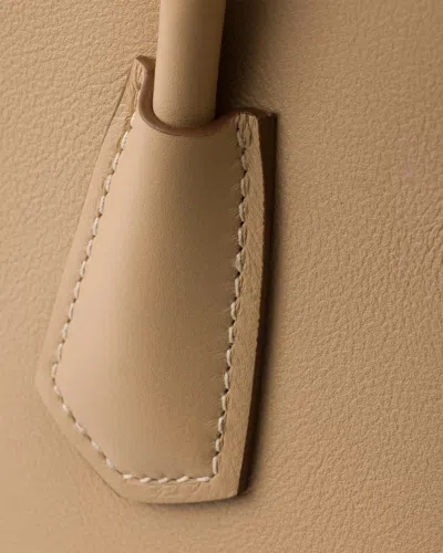 Prada Medium Leather Tote Bag In Orange