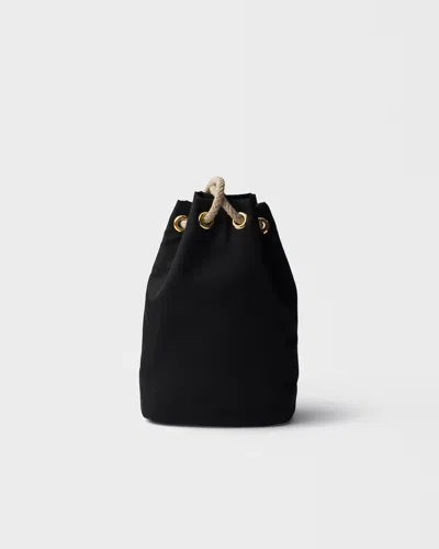 Prada Drawstring Clutch In Pattern