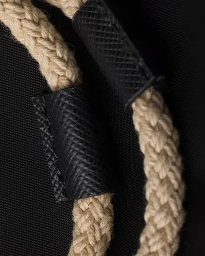 Prada Drawstring Clutch In Pattern