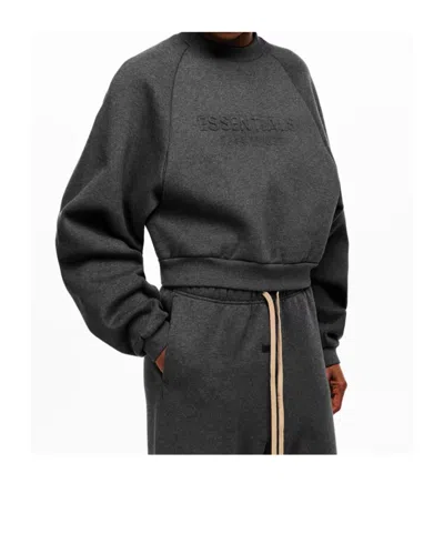 Essentials Logo Sweatshirt In Gray
