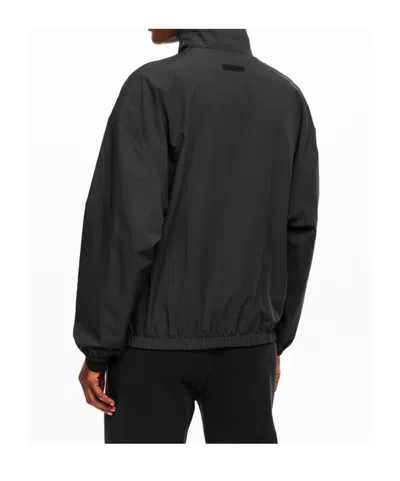 Essentials Logo Casual Jacket In Black