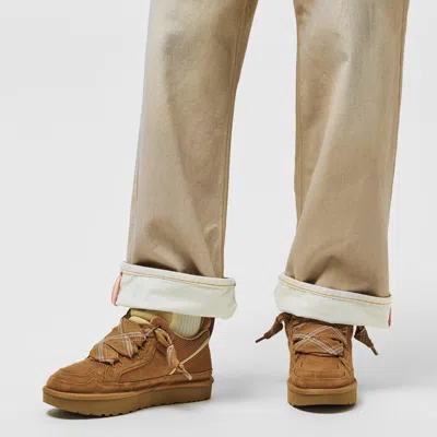 Ugg Stylish Boot-style Sneakers With Plush Lining In Brown