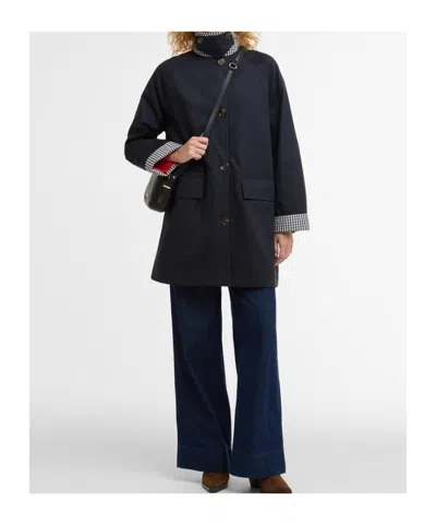 Barbour Front Button Jacket In Black