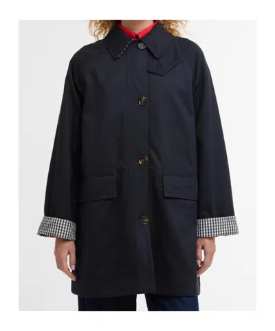 Barbour Front Button Jacket In Black