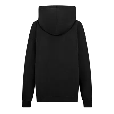 Ganni Pull Over Hoodie In Black
