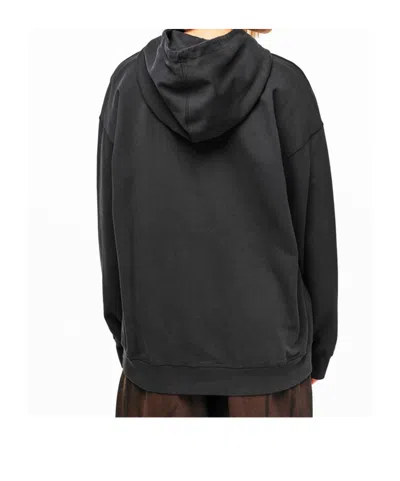 Ganni Pull Over Hoodie In Black