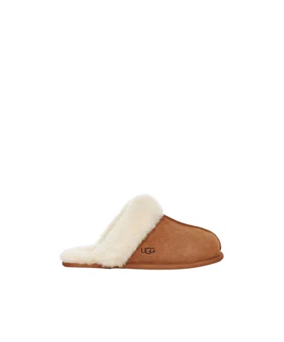 Ugg Scuffette Ii Slippers With Wool Lining Shoes In Brown