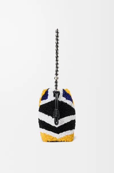 Loewe Pleated Shoulder Bag In Multi