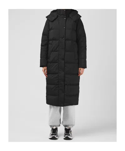 Lululemon Wunder Puff Long Down Jacket In Black