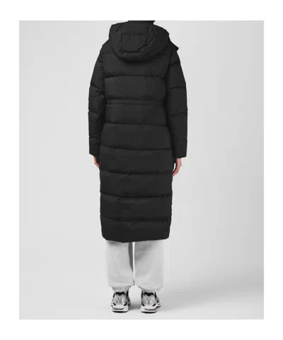 Lululemon Wunder Puff Long Down Jacket In Black