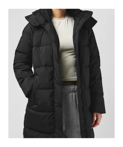Lululemon Wunder Puff Long Down Jacket In Black