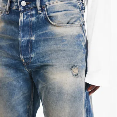 Acne Studios Washed Relaxed Straight-leg Jeans In Animal Print
