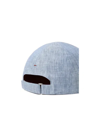 Loro Piana Baseball Cap In Blue