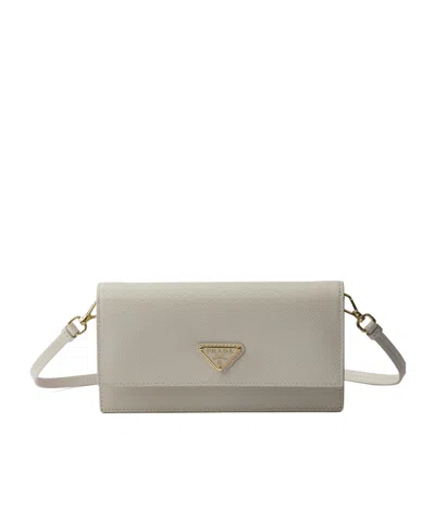 Prada Saffiano Leather Mini-bag In Brown