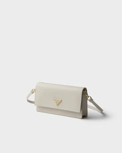 Prada Saffiano Leather Mini-bag In Brown