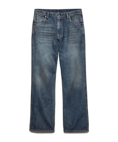 Prada Five-pocket Denim Jeans In Blue