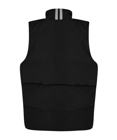 Canada Goose Logo Patch Down Vest In Black
