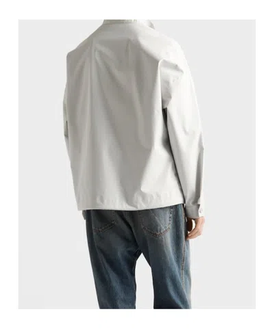 Prada Technical Fabric Jacket In White