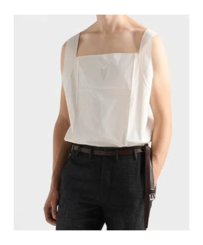 Prada Cotton Top In Multi