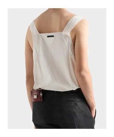 Prada Cotton Top In Multi