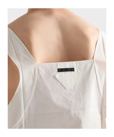 Prada Cotton Top In Multi