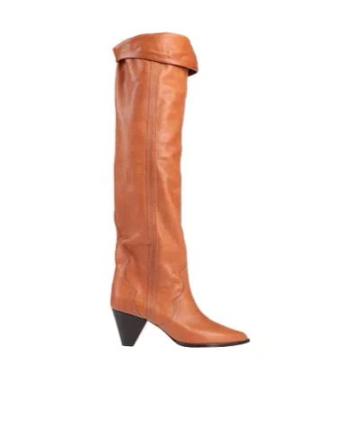 Isabel Marant Knee Boots In Brown