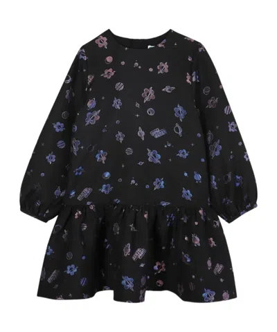 Kenzo Patterned Dress In Black