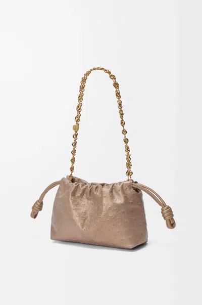Loewe Chain Shoulder Bag In Brown