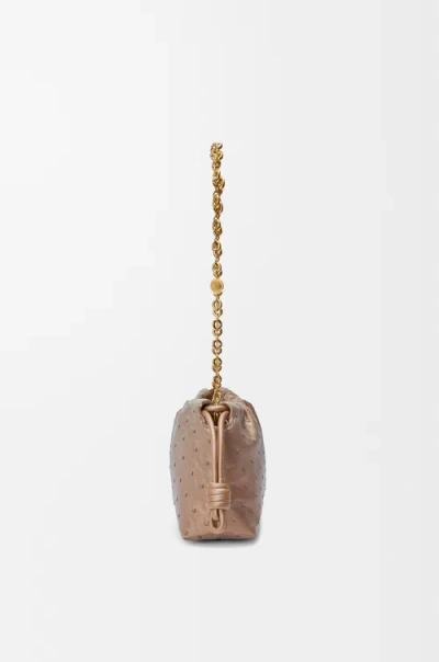 Loewe Chain Shoulder Bag In Brown