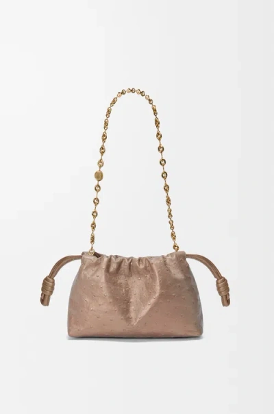 Loewe Chain Shoulder Bag In Brown
