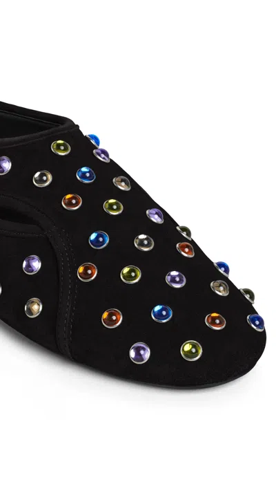 Alaïa Flex Flats In Black