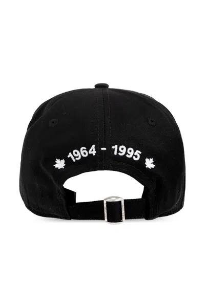 Dsquared2 Logo Baseball Cap In Black