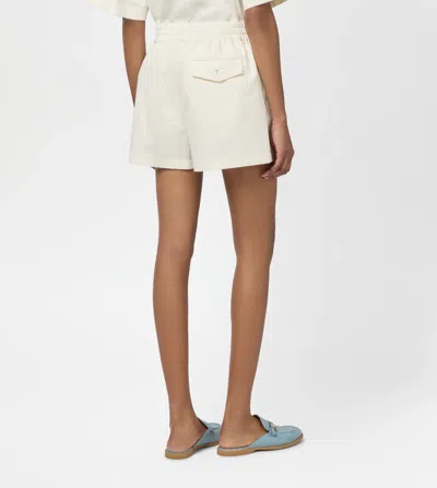 Tod's Elasticated Shorts In Neutral