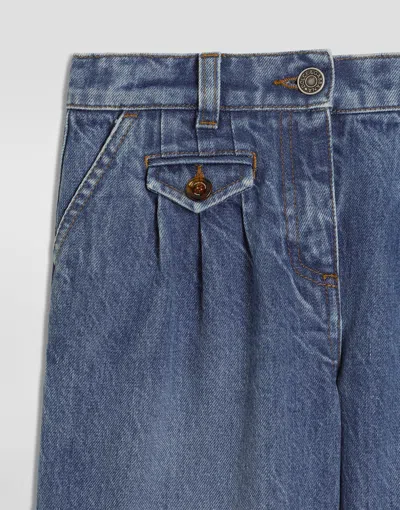 Dolce & Gabbana Belt-loop Jeans In Blue