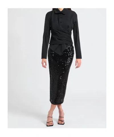 Tory Burch Solid Colour Shirts  Blouses In Black