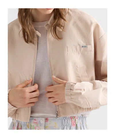 Prada Faille Blouson Jacket In Pink