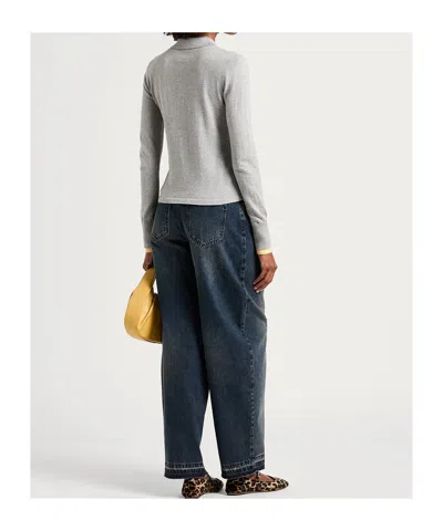 Maxco. Button Neck Sweater In Multi