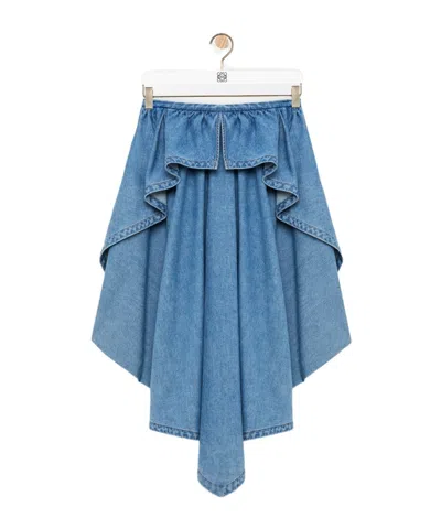 Loewe Irregular Skirt In Multi