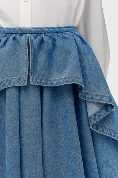 Loewe Irregular Skirt In Multi