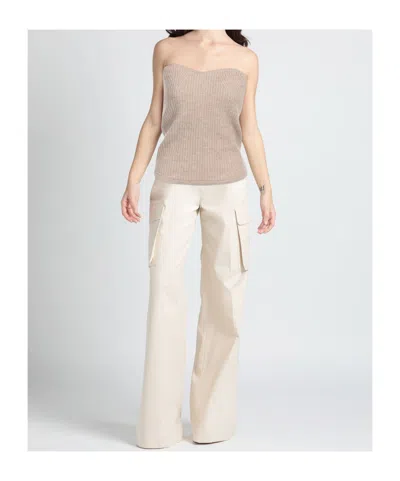 Isabel Marant Strapless Knitted Vest In Multi