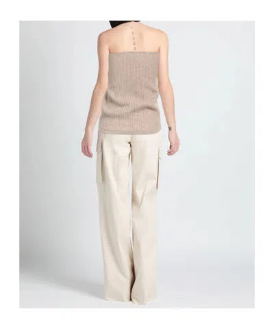 Isabel Marant Strapless Knitted Vest In Multi