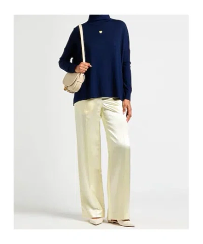 Maxco. Turtleneck Sweater In Blue