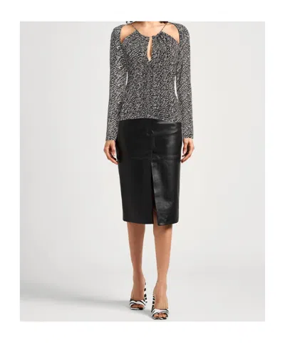 Isabel Marant Pleated Design Top In Multi