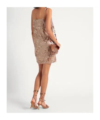Maxco. Sequin Dresses In Brown