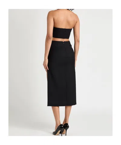 Maxco. Strapless Top In Black