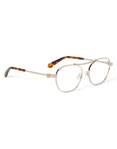 Off-white Full Frame Plain Mirror In Metallic