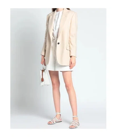 Brunello Cucinelli Single-breasted Blazer In Neutral