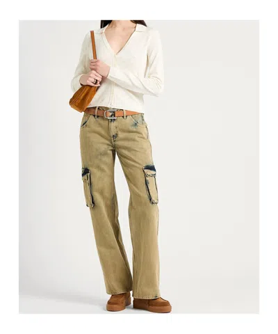 Maxco. Button Front Cardigan In White