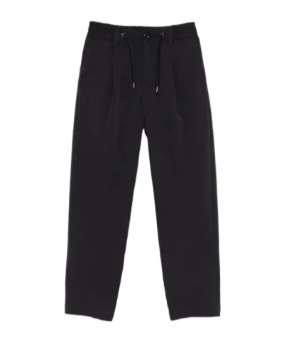 Herno Drawstring Trousers In Black